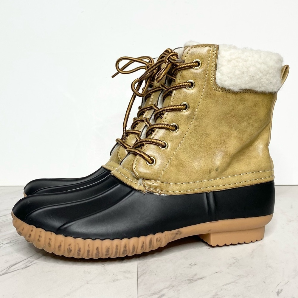 MIA Matthew Faux Shearling Natural Duck Boot 8M